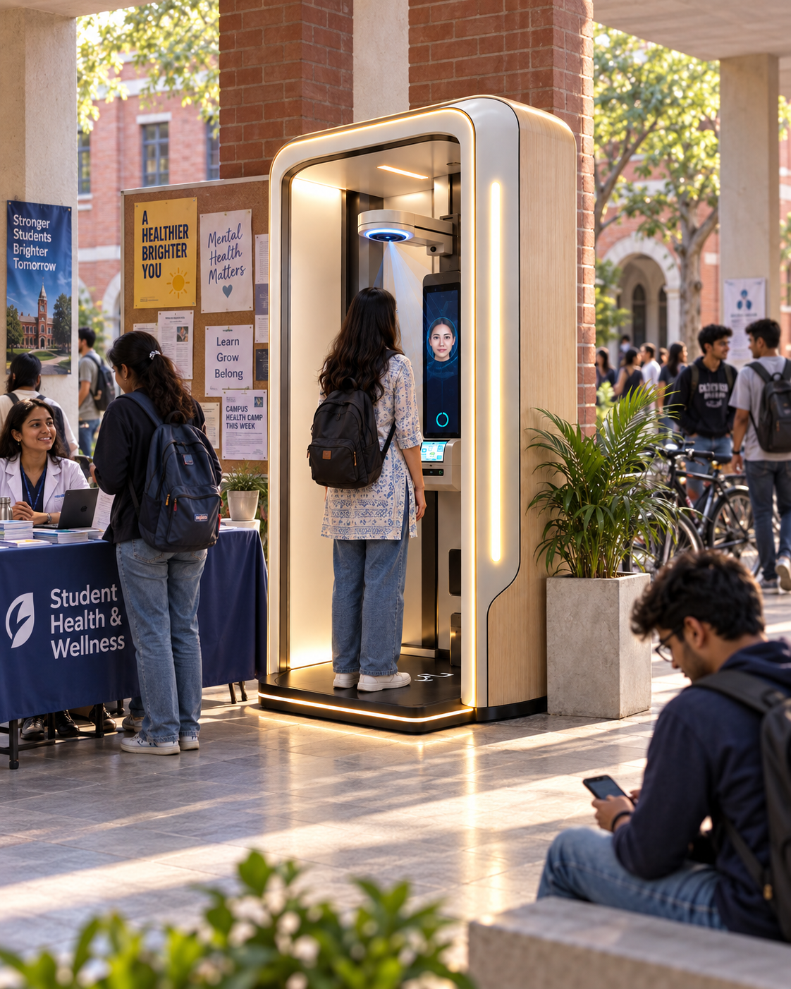 Dr.AI Smart Health Checkpoint in universities