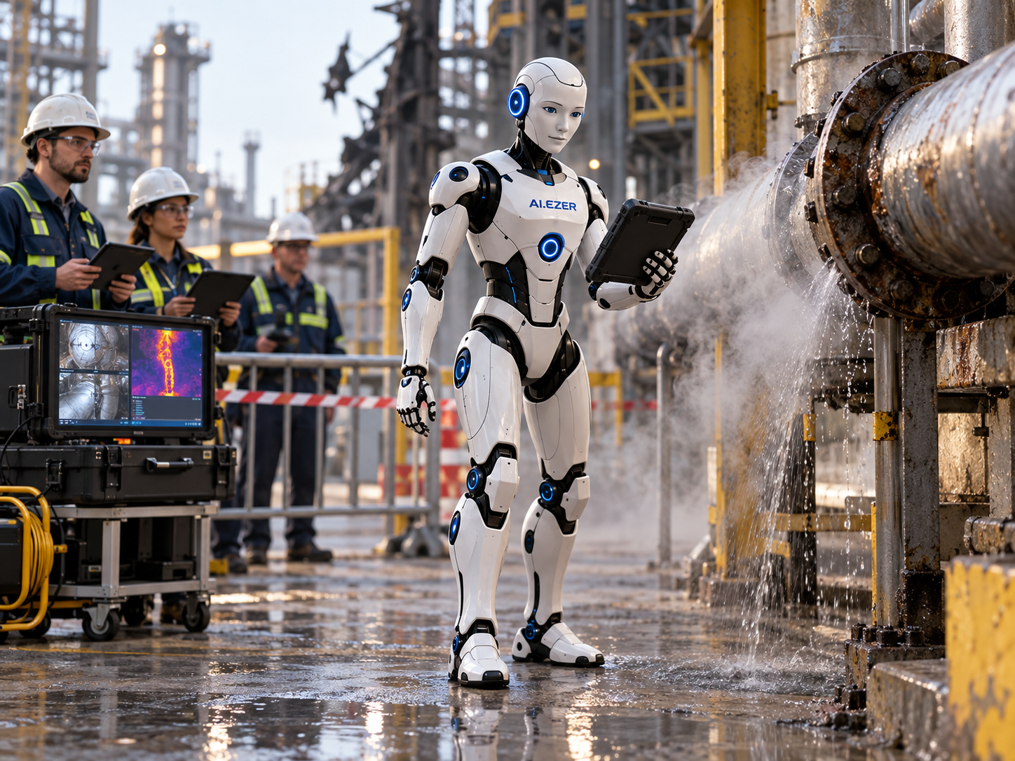 AI.EZER Humanoid — hazardous environments