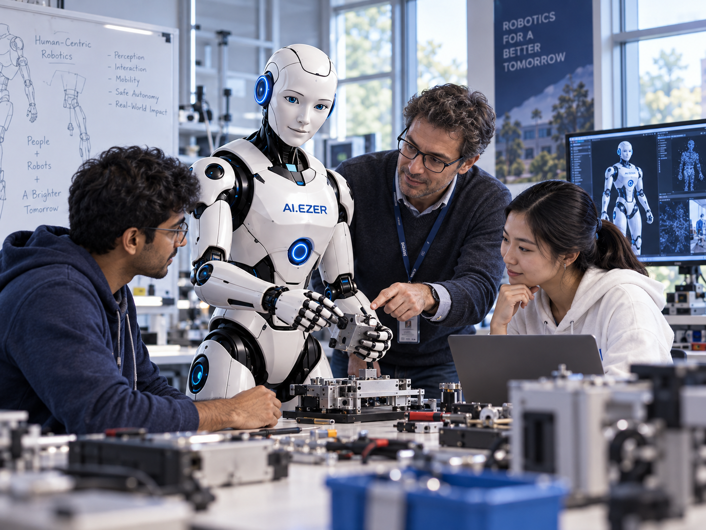 AI.EZER Humanoid — research & education